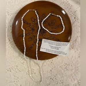 Vintage Authentic Fresh Water Pearl Set